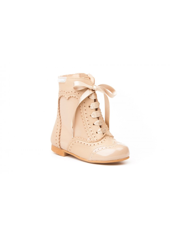 Camel Leather Boots